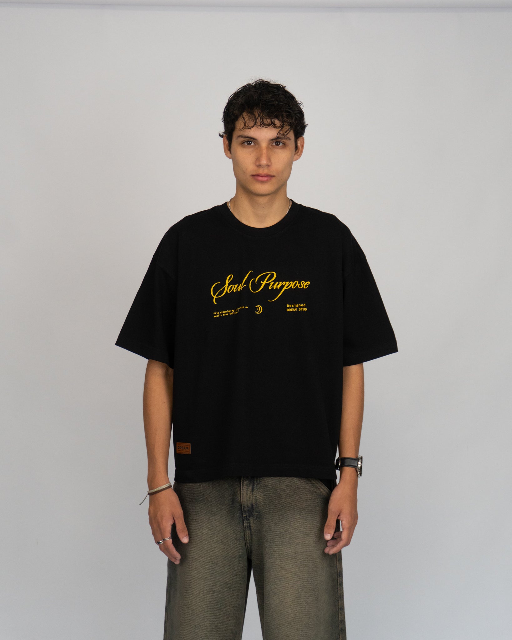 SOUL | Black Boxy Tee