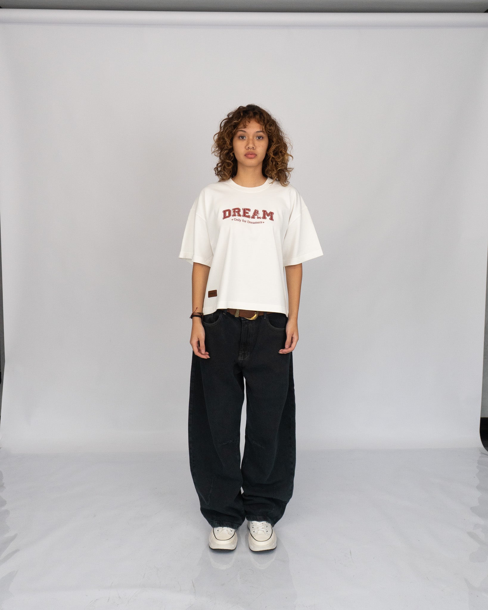 BLACK TEXTURE | Baggy Jean