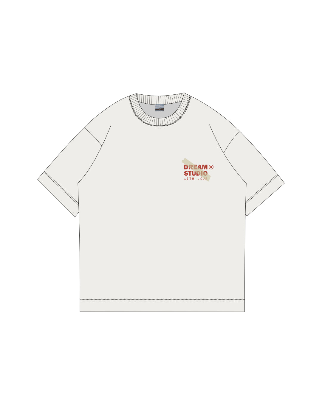 TAPED | Pearl White Tee