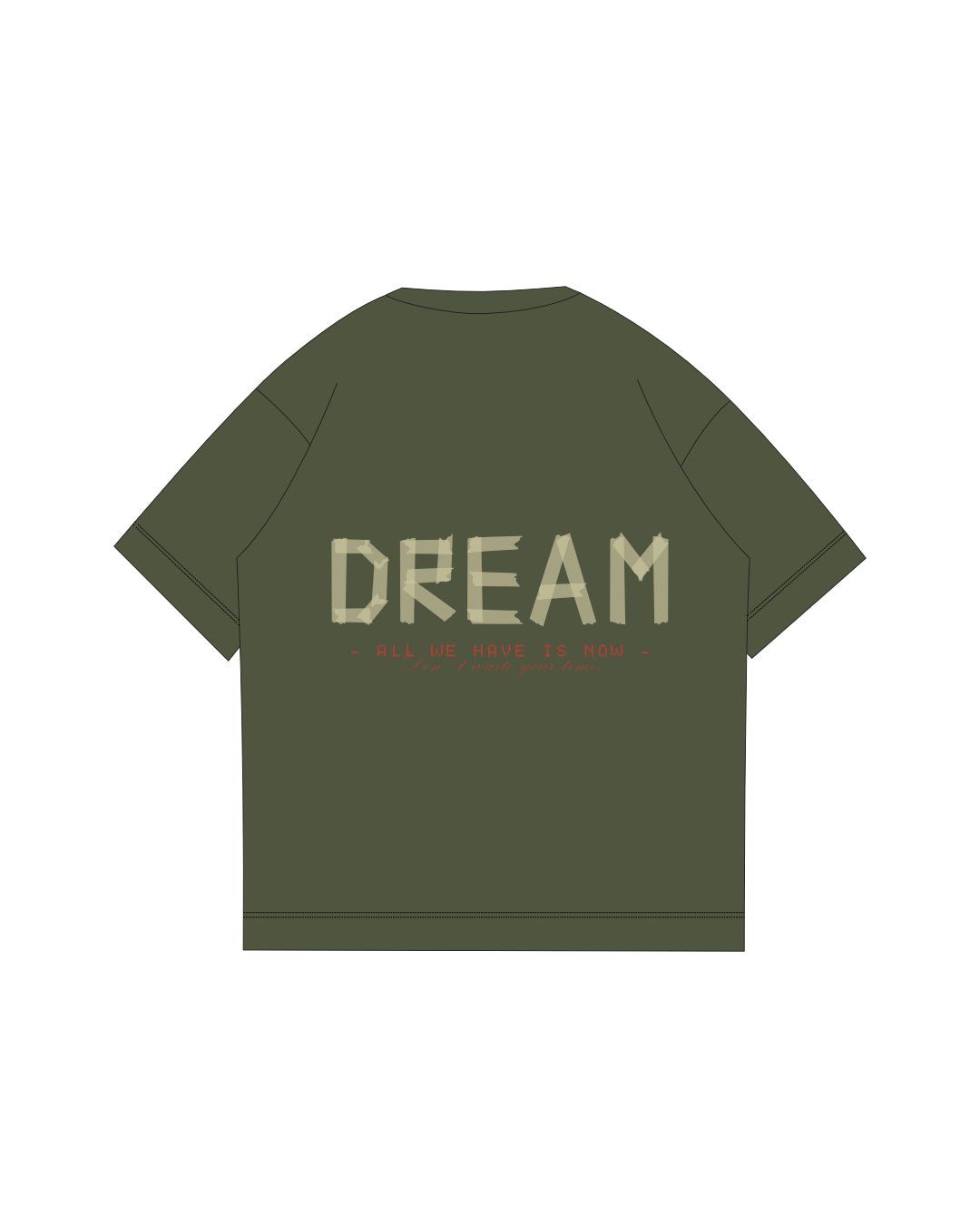 TAPED | Military Green Tee