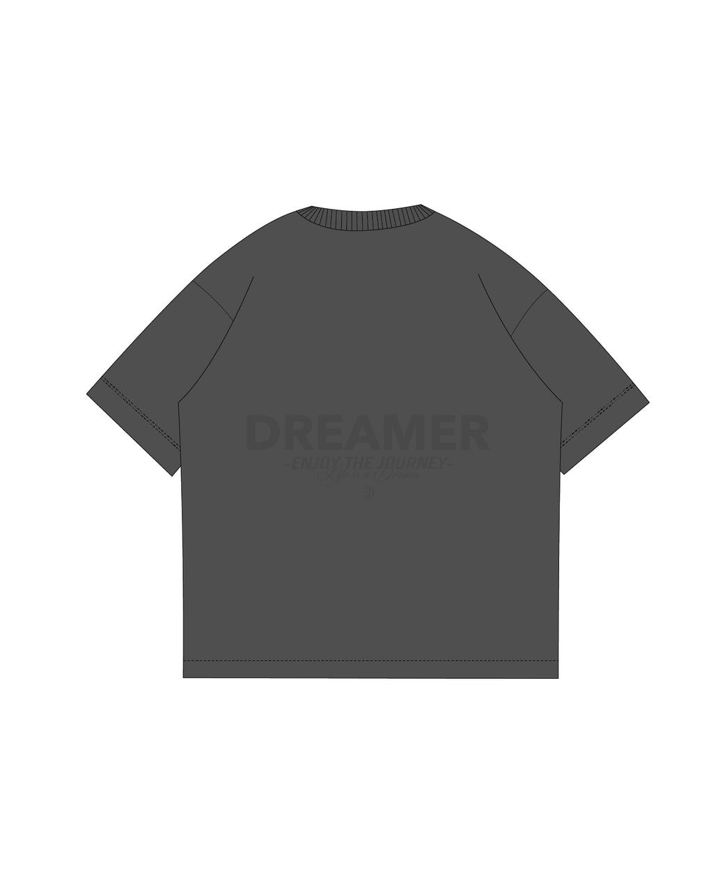 MUST | Charcoal Boxy Tee