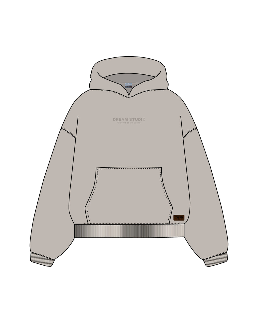 MUST | Beige Hoodie