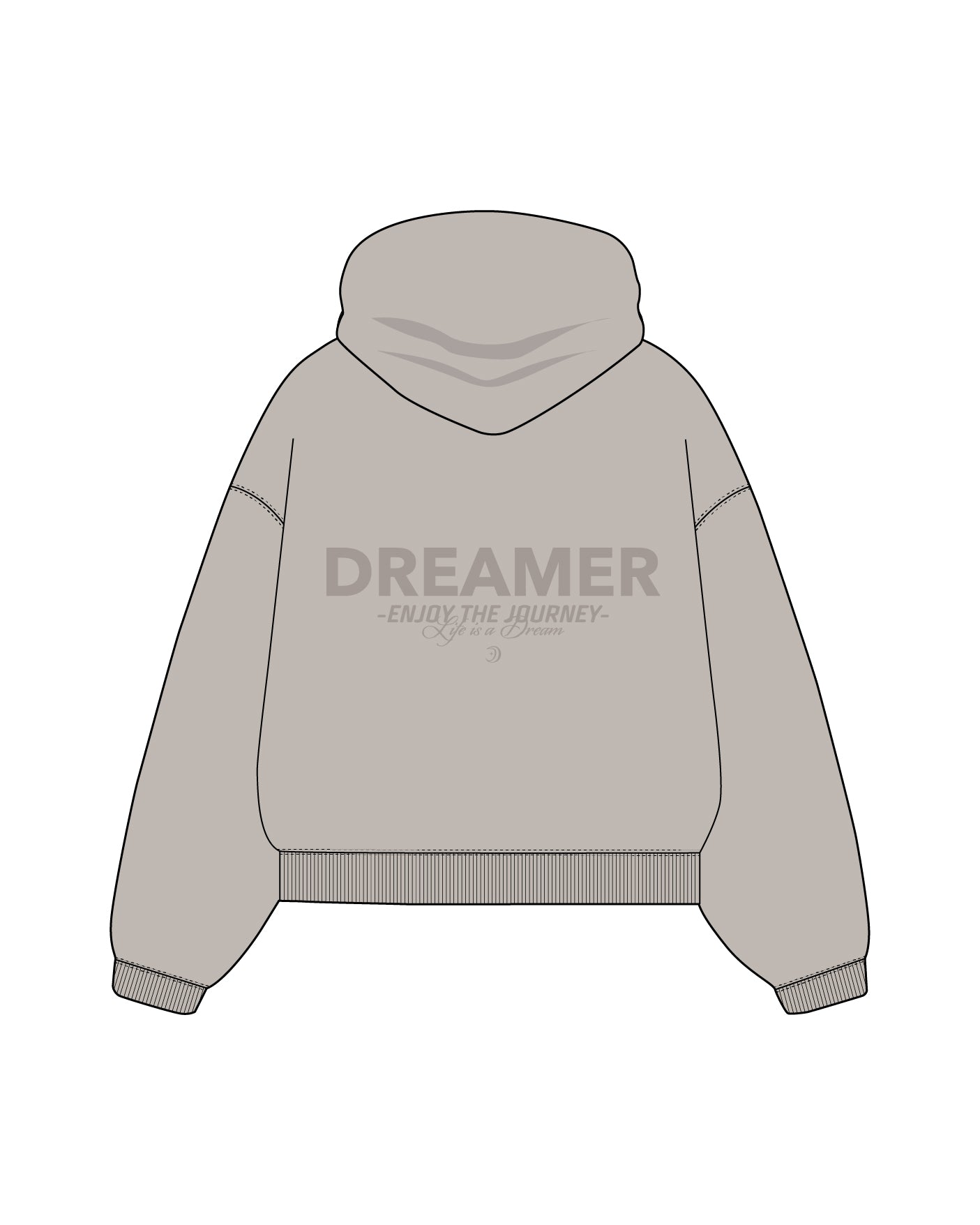 MUST | Beige Hoodie