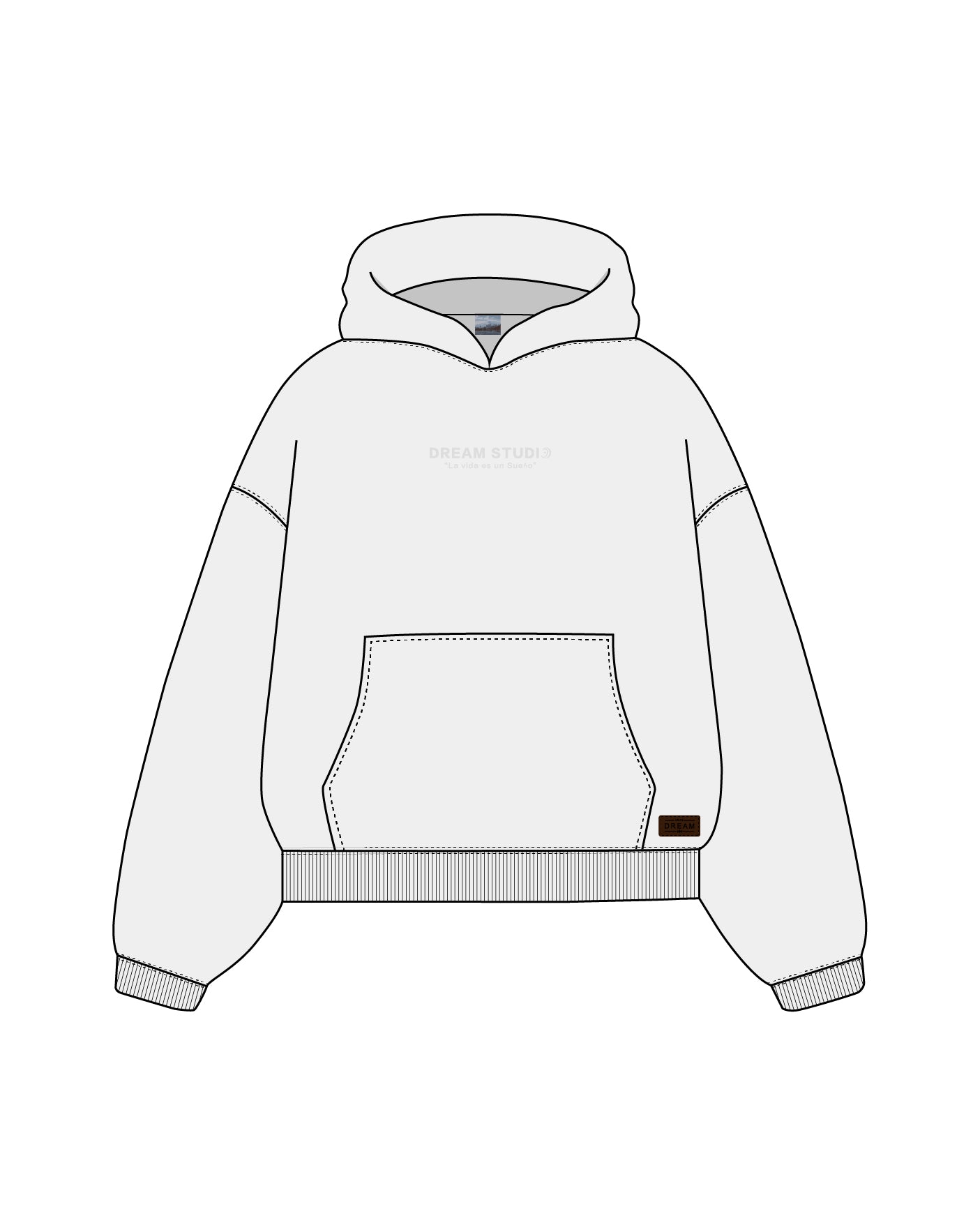 MUST | Pearl white Hoodie