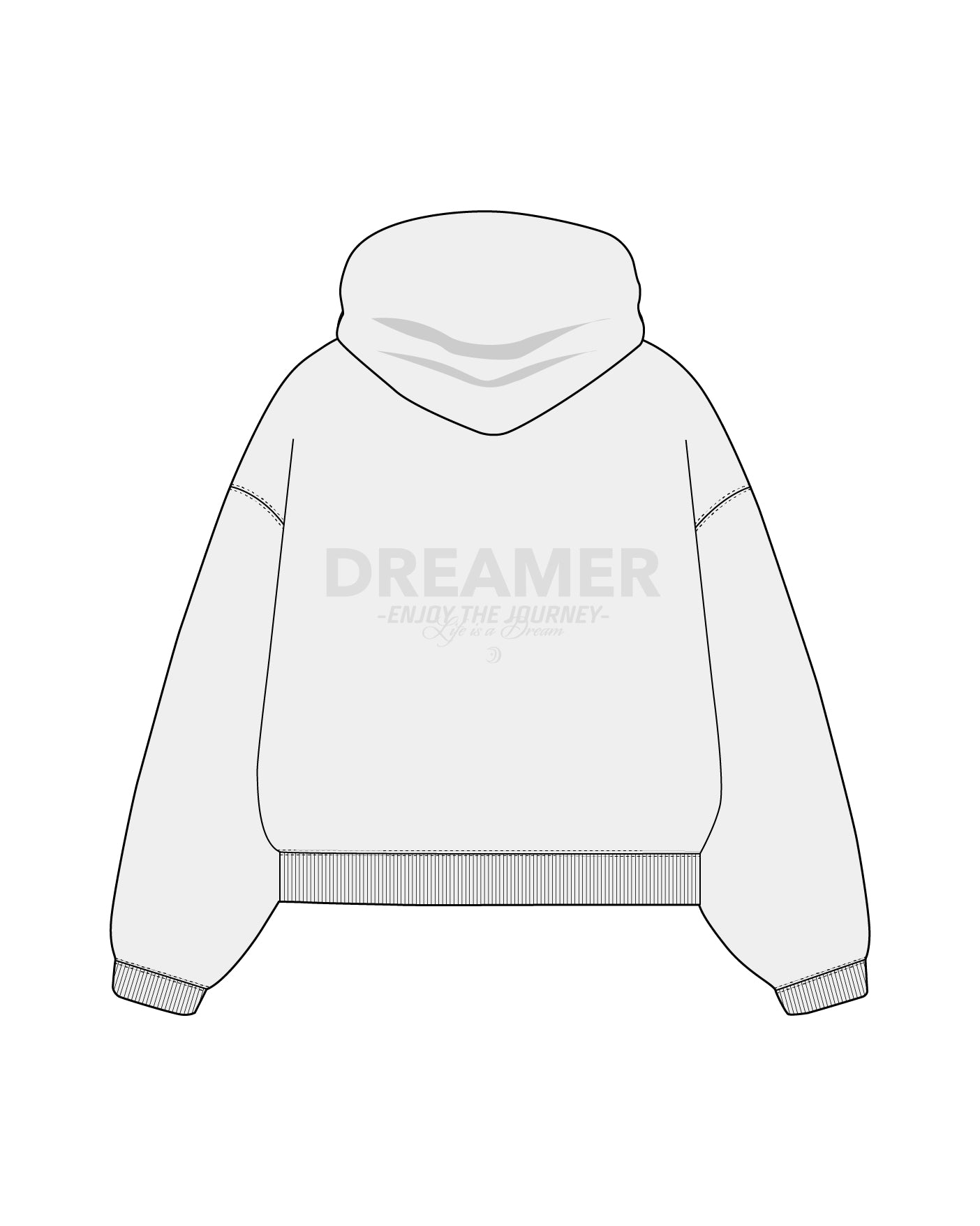 MUST | Pearl white Hoodie