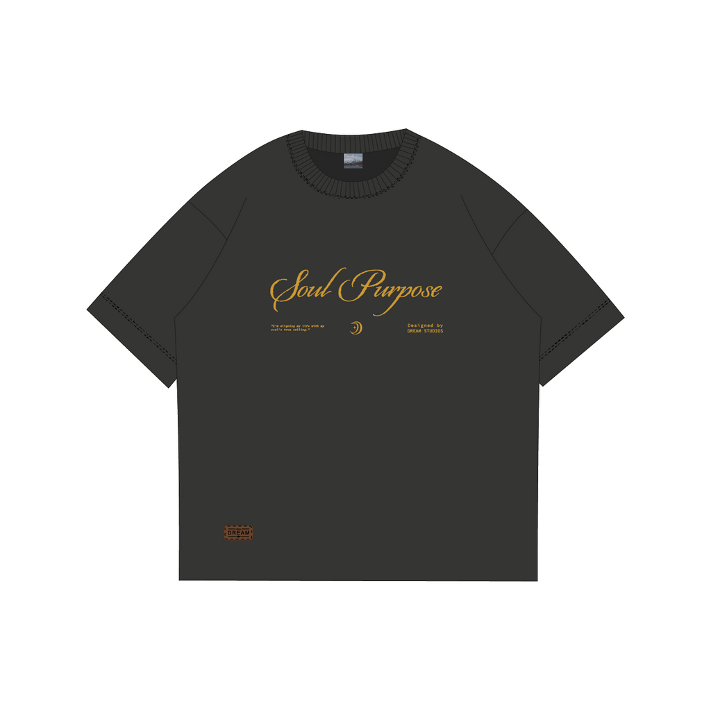 SOUL | Black Boxy Tee