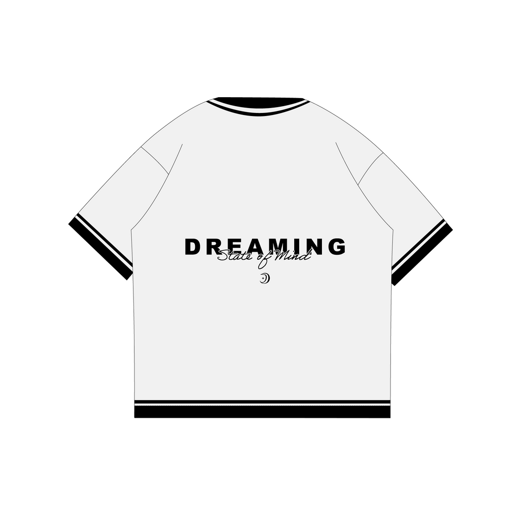 V | Off-white & black