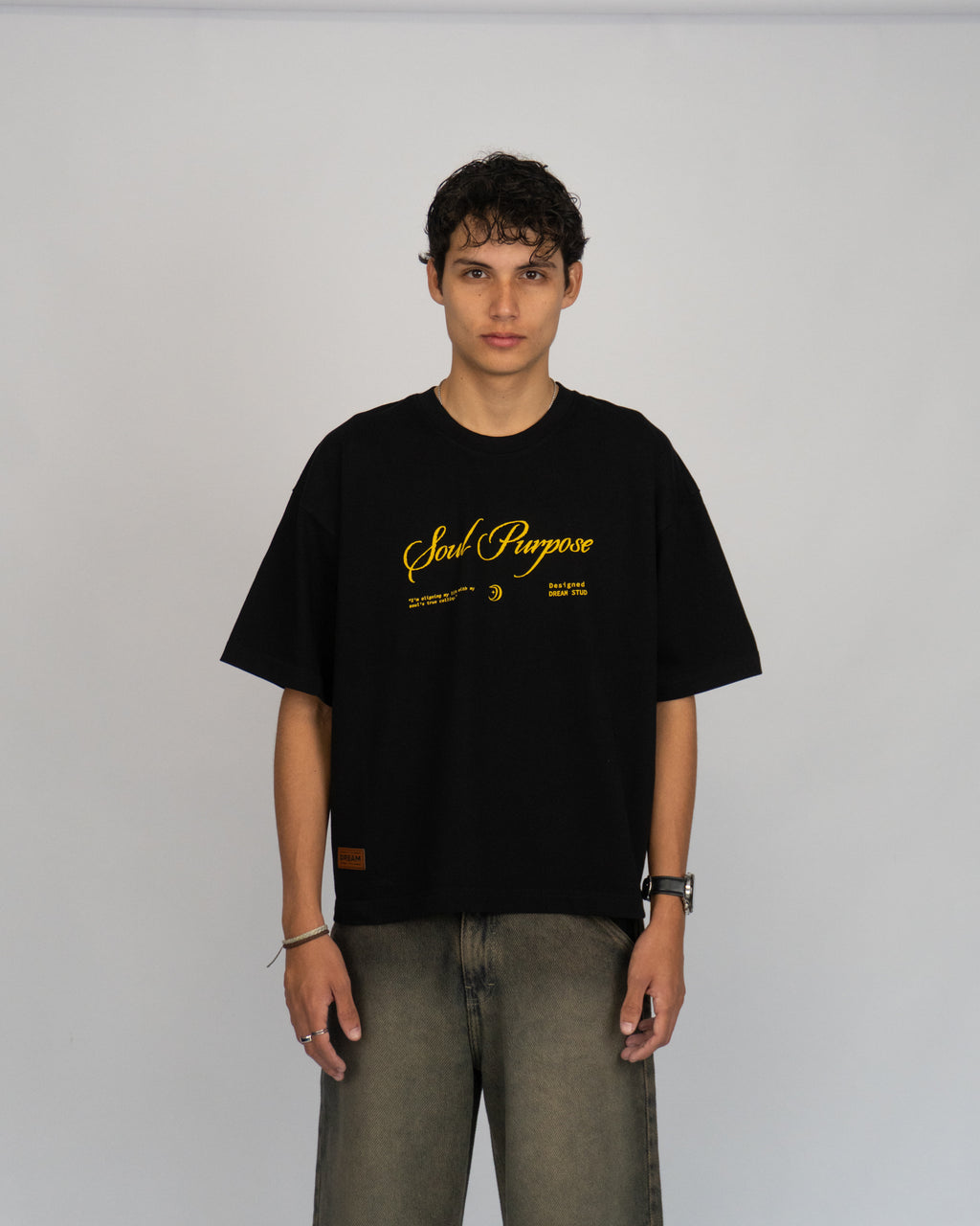 SOUL | Black Boxy Tee