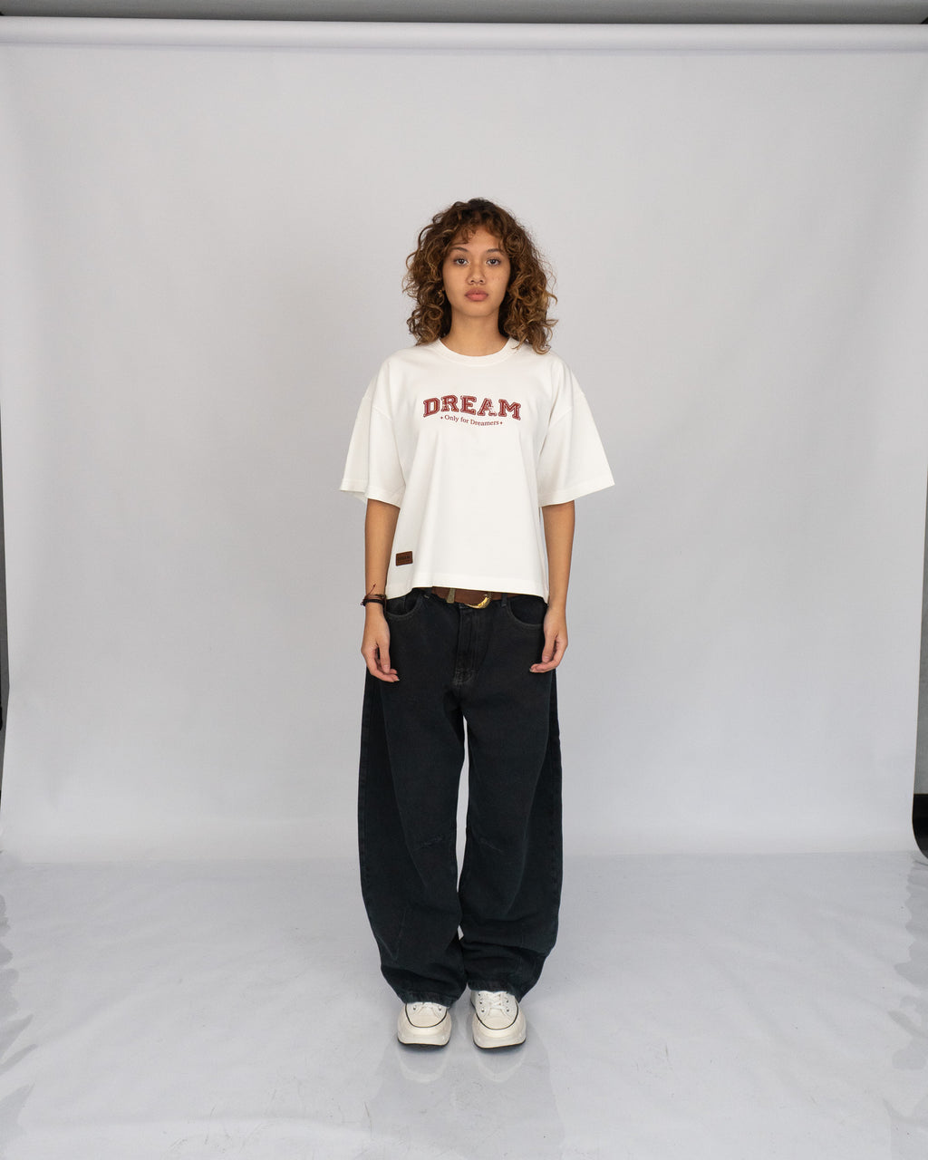 BLACK TEXTURE | Baggy Jean