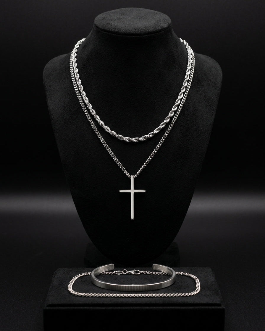Set Plata | 4 accesorios