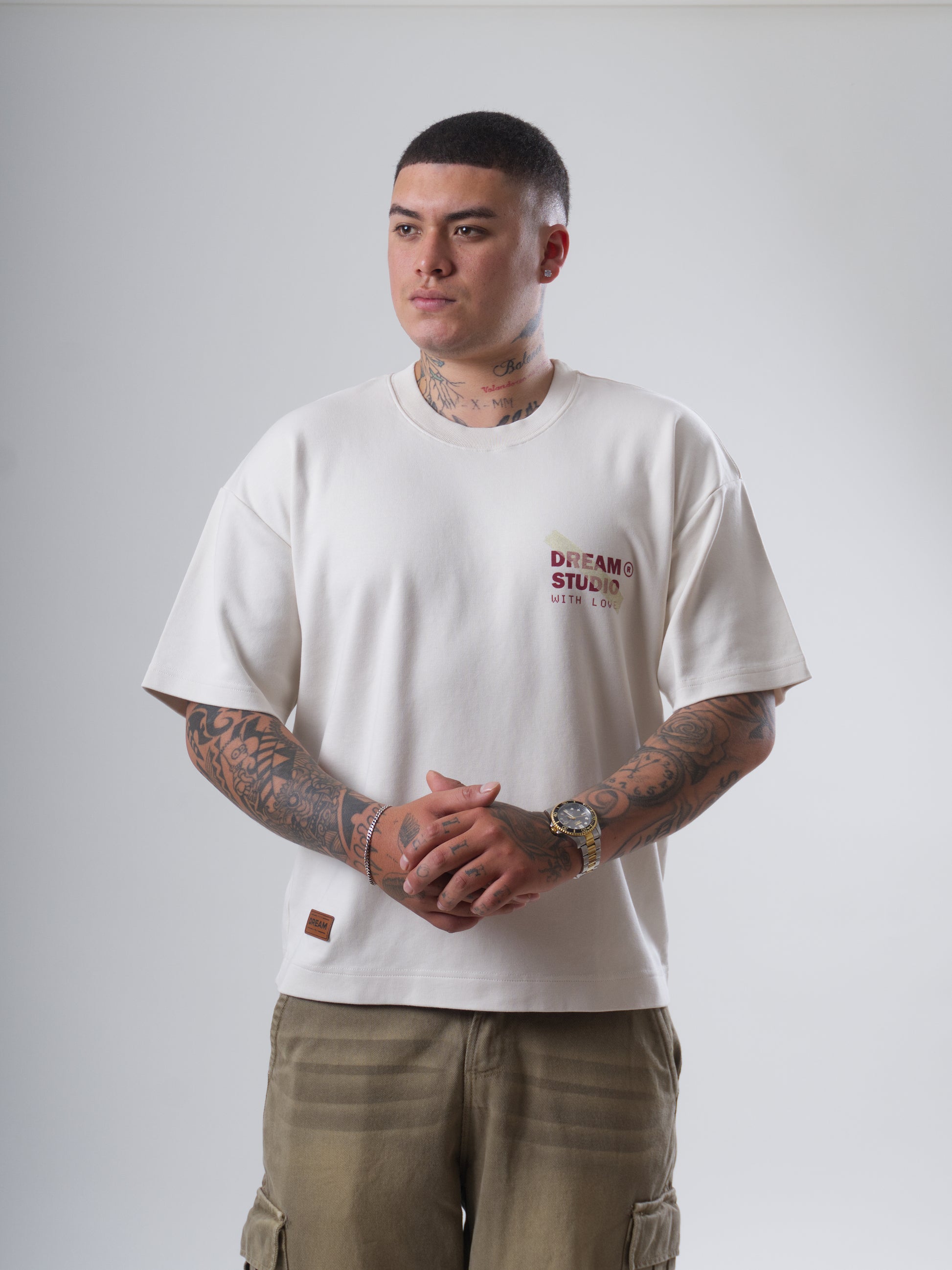 TAPED | Pearl White Tee