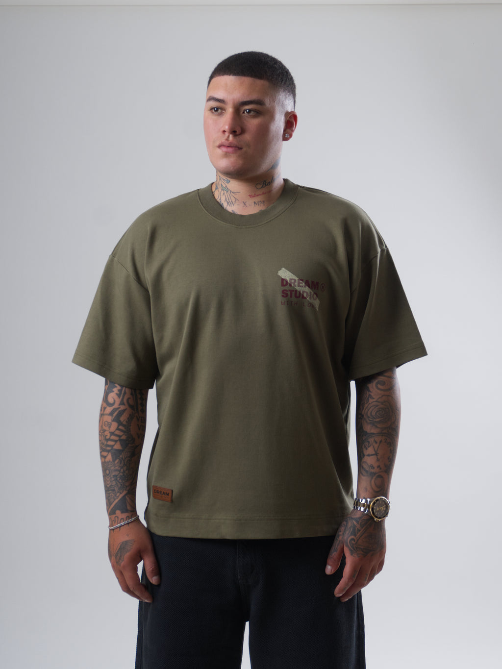 TAPED | Military Green Tee