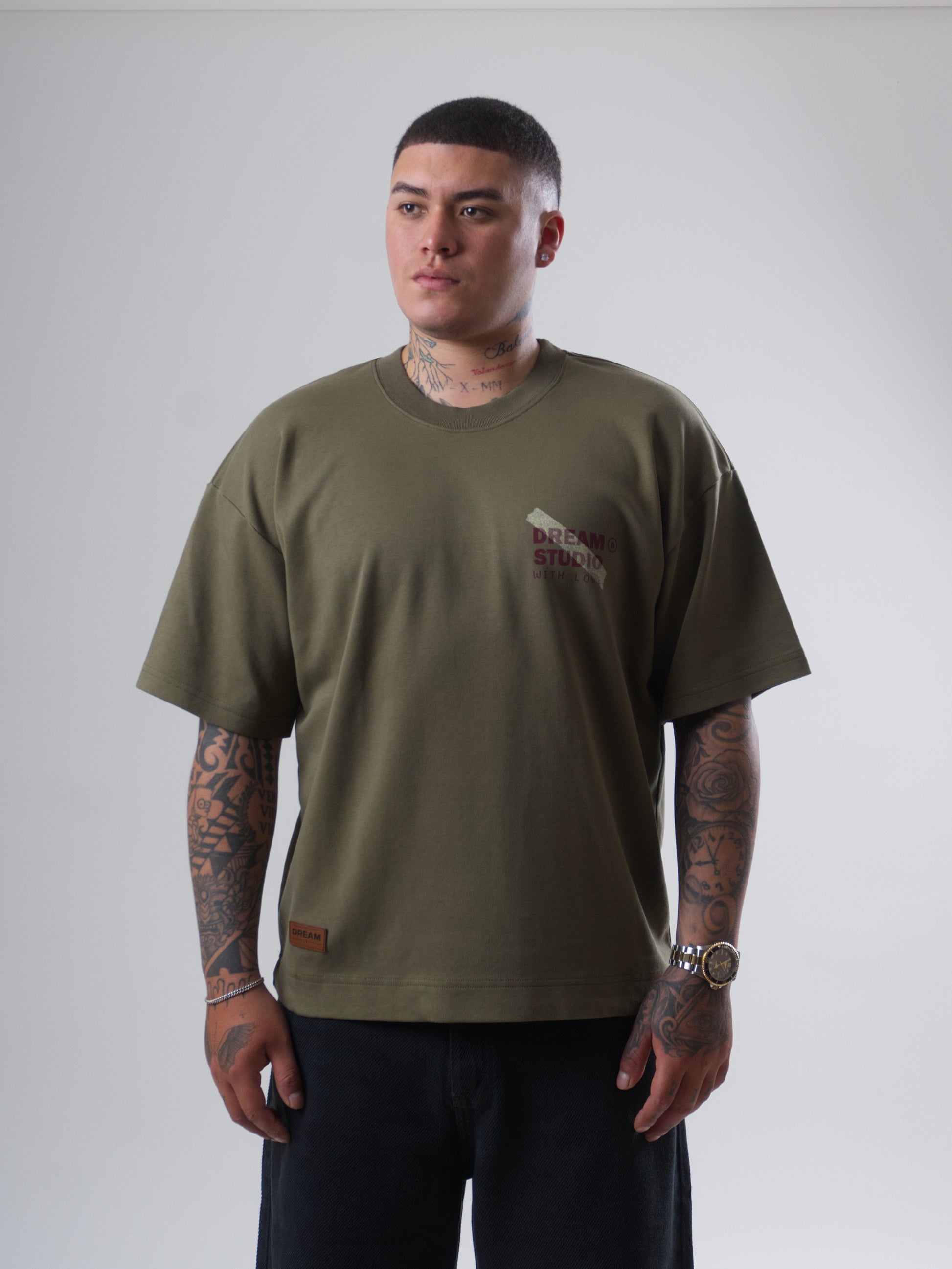 TAPED | Military Green Tee