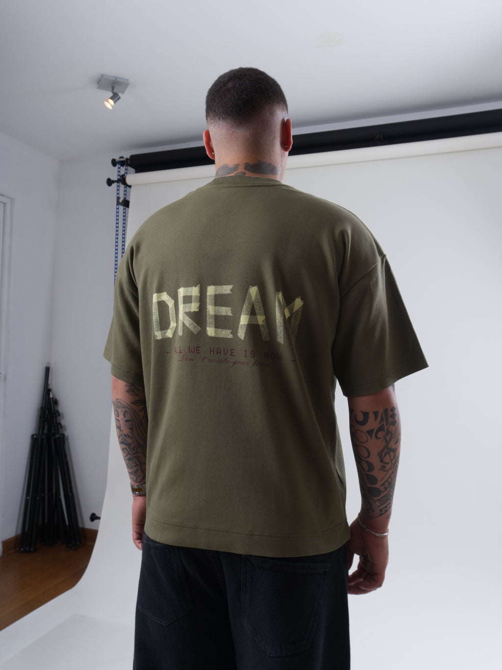 TAPED | Military Green Tee