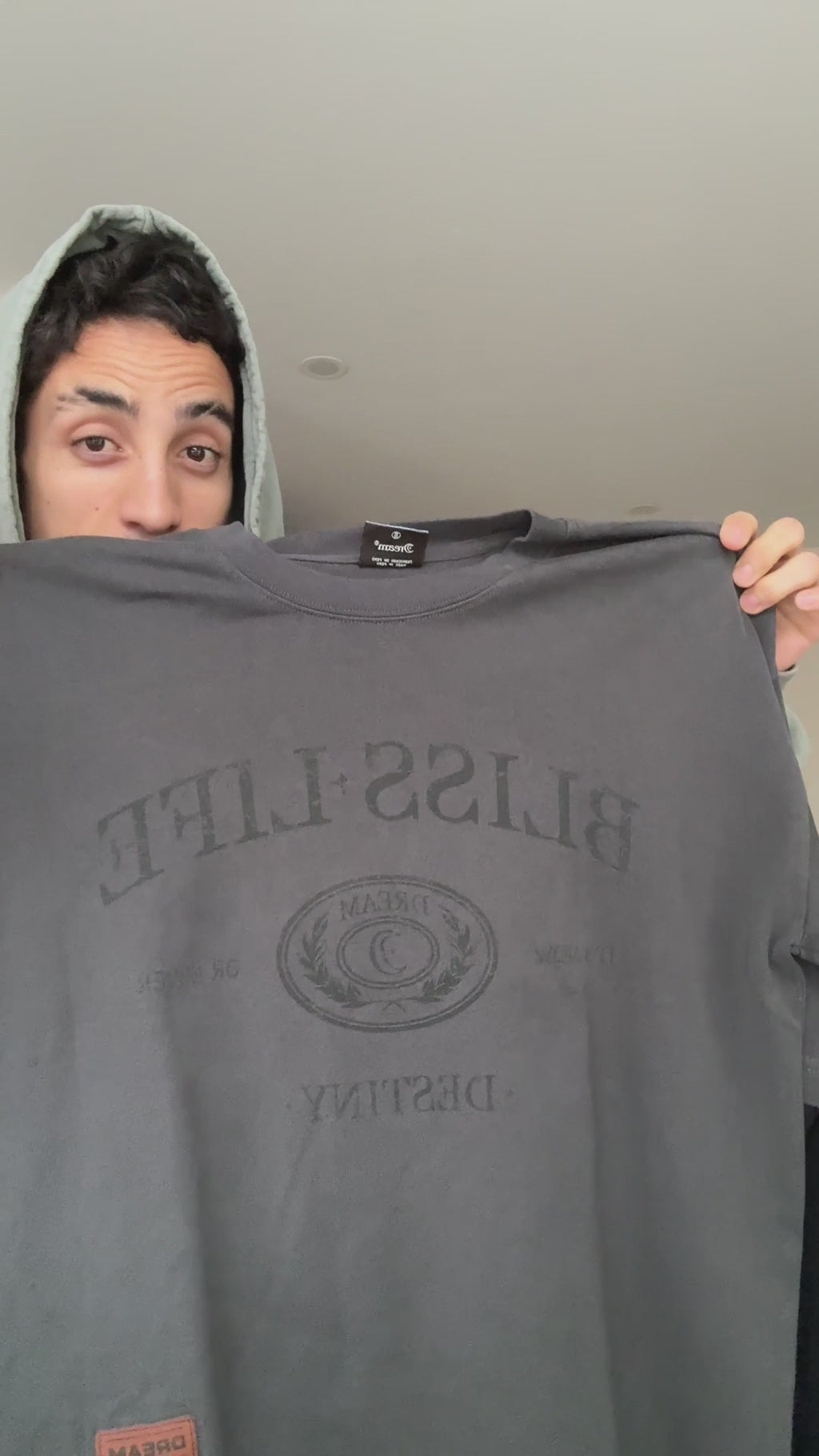 IML | Gray & black long sleeve shirt